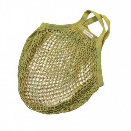Nákupná taška, sieťovka z biobavlny / lime
