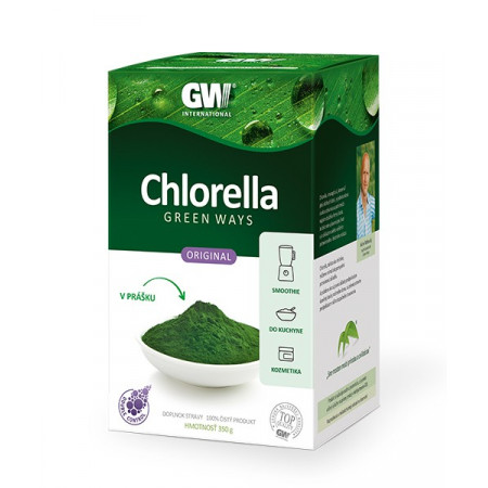 Chlorella pyrenoidosa prášok 350g BIO GW