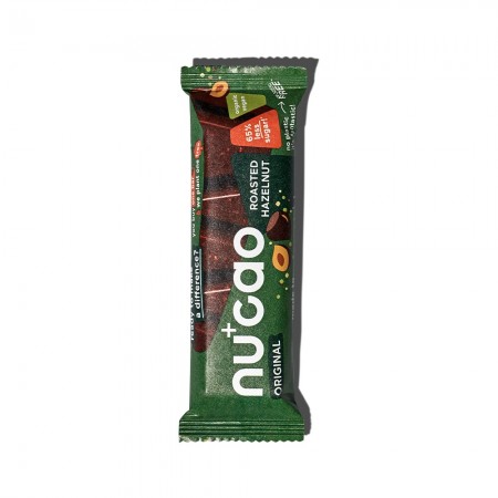 Nucao čokoládová tyčinka pražené lieskové orechy BIO 40 g