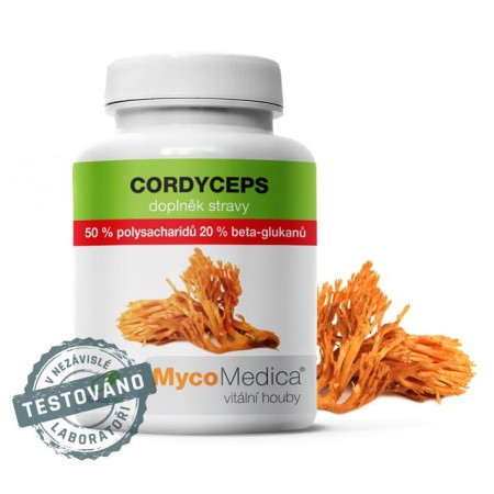 Cordyceps CS-4 50% polysacharidov | MycoMedica 90kpsl