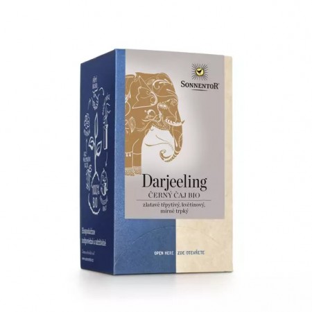 Čierny čaj Darjeeling, porciovaný čaj BIO 27 g