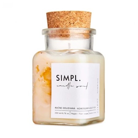 SIMPL. candle soul - eko sviečka citrus a ginko 175ml