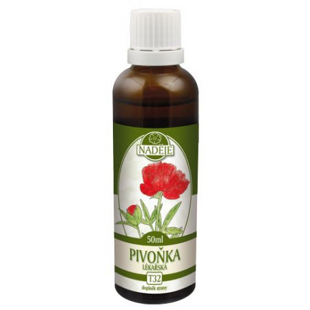 Pivoňka lekárska 50ml, T32 - tinktúra z bylín