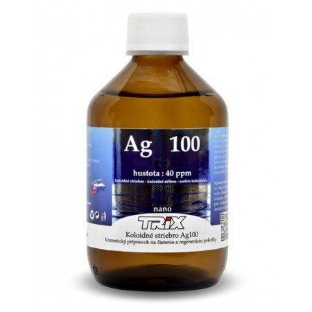 Koloidné striebro Ag100 40 ppm 300 ml