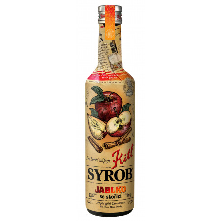 Sirup Horúci Kitl Jablko so škoricou 500 ml