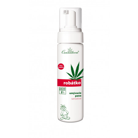 Cannaderm Robátko – umývacia pena Sensitive 200 ml