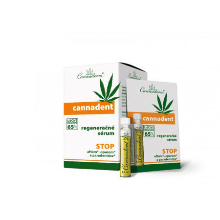 Cannaderm Cannadent – regeneračné sérum na afty a opary 10 x 1,5 ml