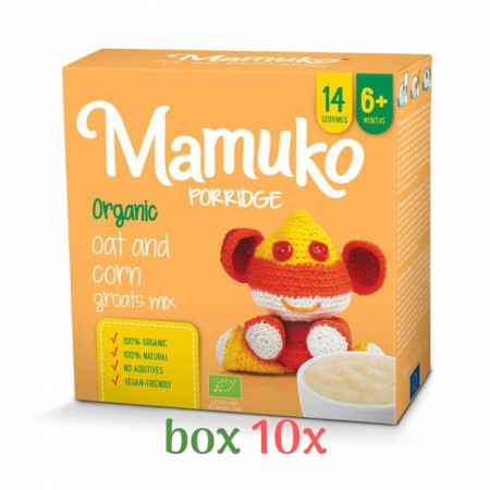 Mamuko bio detská kaša kukurica, ovos 240g