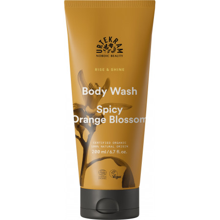 URTEKRAM Sprchovací gél korenistý pomaranč 200 ml BIO