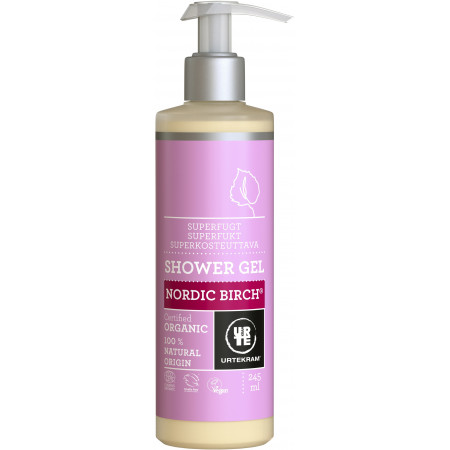 URTEKRAM Sprchovací gél Severská breza 250ml BIO