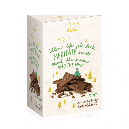 Lyra Bite Mint / Mentol Mliečna 50% 100g