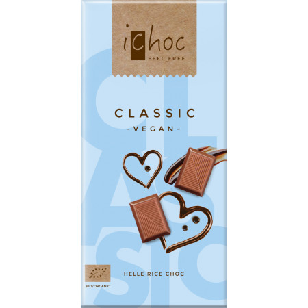 Bio vegan čokoláda classic iChoc 80 g