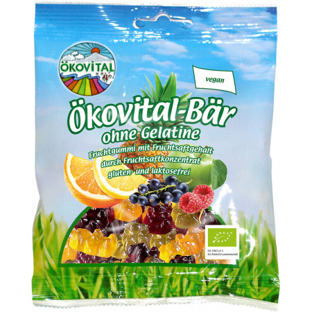 Bio želé MEDVEDÍCI vegan ÖKOVITAL 100 g