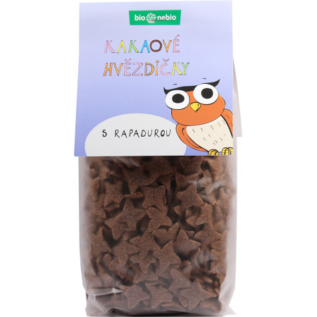 Bio kakaové hviezdičky s RAPADURA bio * nebio 150 g