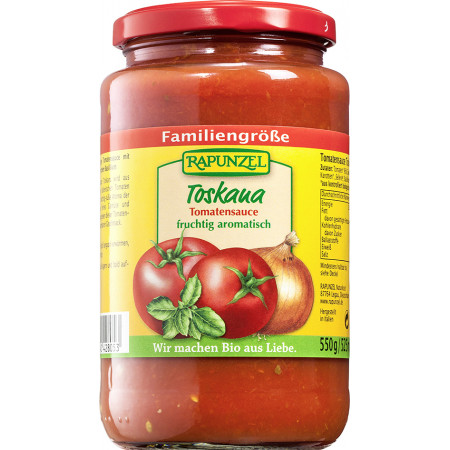Bio Toskana omáčka na cestoviny RAPUNZEL 550 g