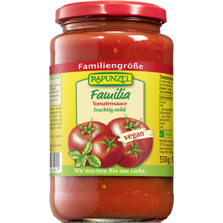 Bio FAMILIA omáčka na cestoviny RAPUNZEL 550 g