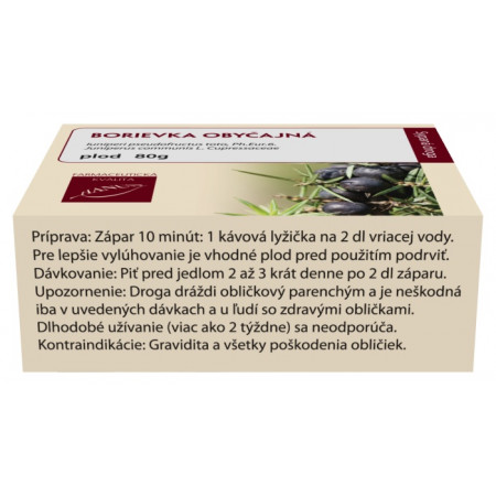 Borievka obyčajná plod, 80g