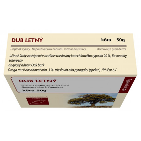 Dub letný kôra, 50g