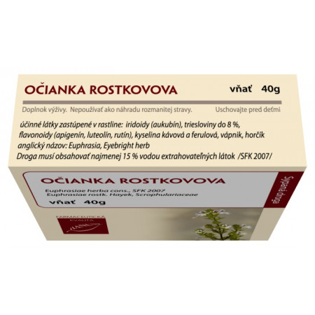 Očianka Rostkovova vňať, 40 g