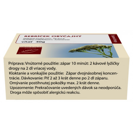 Rebríček obyčajný vňať, 40 g