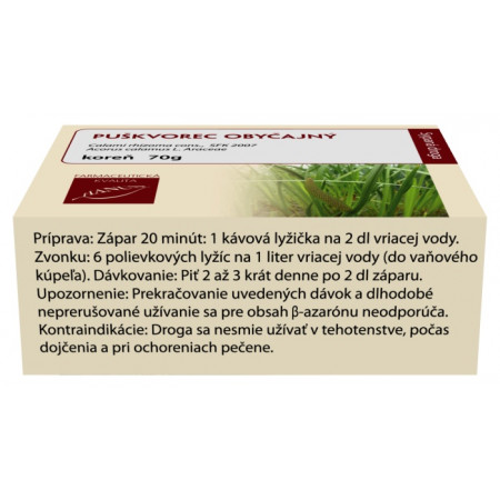 Puškvorec obyčajný koreň, 70 g