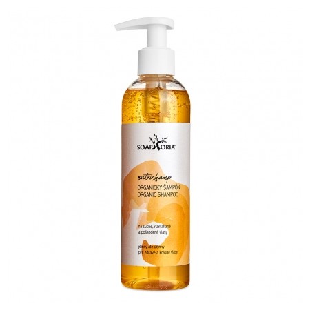 NutriShamp - organický tekutý šampón na suché, namáhané a poškodené vlasy 250ml