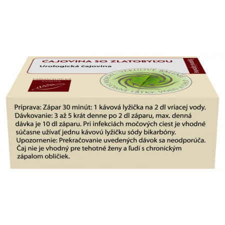 Čajovina so zlatobyľou 50 g