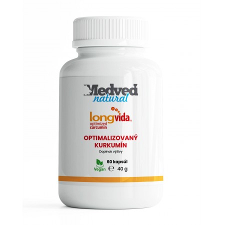 LongVida® optimalizovaný Kurkumín 60 kapsúl Medved natural