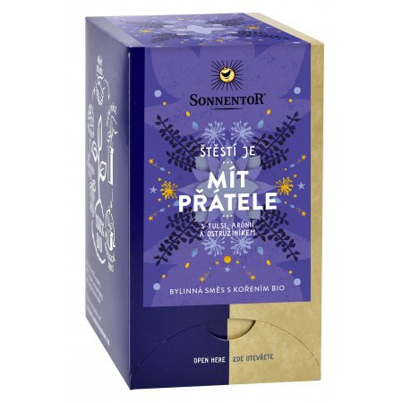 Šťastie je Mať priateľov 27 g, porciovaný čaj