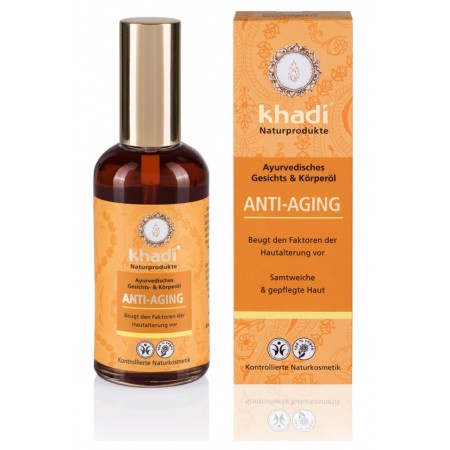 Khadi pleťový a telový olej ANTI-AGING - PROTI STARNUTIU PLETI - 100 ml