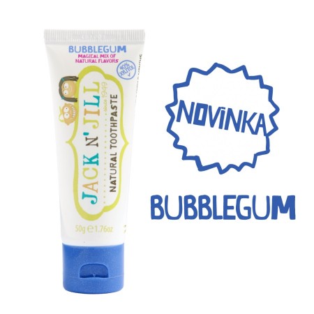 Prírodná zubná pasta Jack N 'Jill Kids - Bubblegum