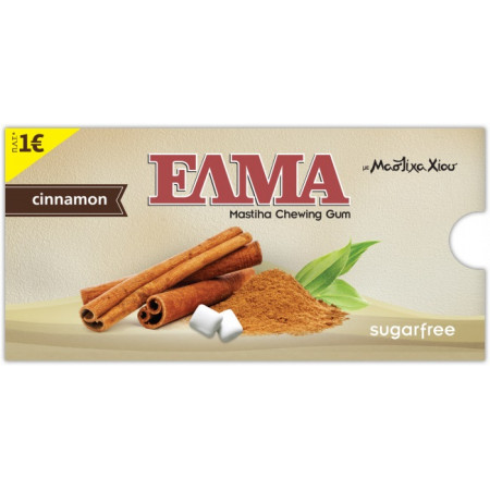 Žuvačka ELMA Cinnamon Sugar Free - bez cukru