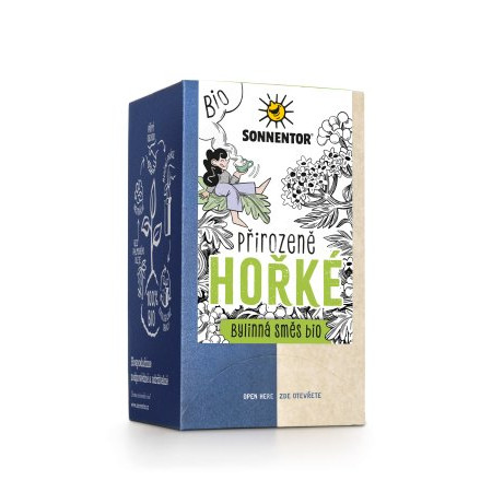 Prirodzene horké, porciovaný čaj 32,4 g BIO