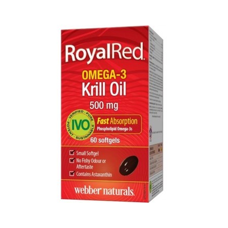 Omega-3 RoyalRed Krill Olej 500 mg 60ks