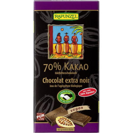 Bio horká čokoláda 70% RAPUNZEL 100 g