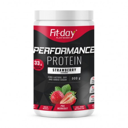 Fit-day Proteín Performance Jahoda 900g