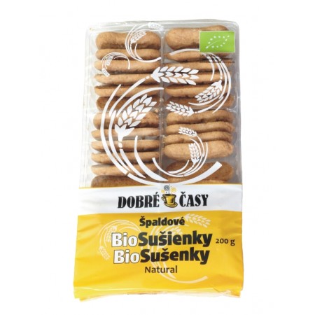 Špaldové sušienky Dobré časy Natural bio 200g