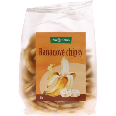 Bio banánové čipsy bio * nebio 150 g
