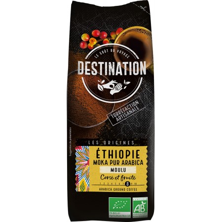 Bio káva mletá Etiópia Destination 250 g