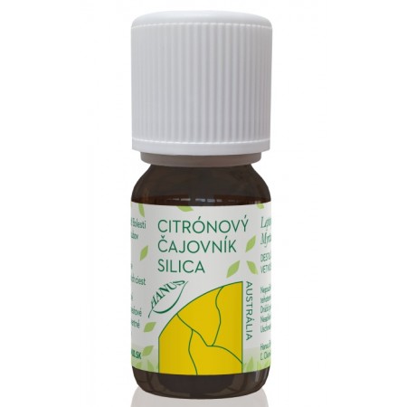 Čajovník citrónový silica 10 ml