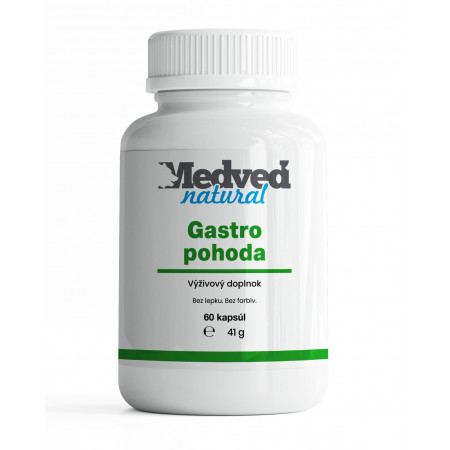 Gastro pohoda 60 kapsúl Medveď natural