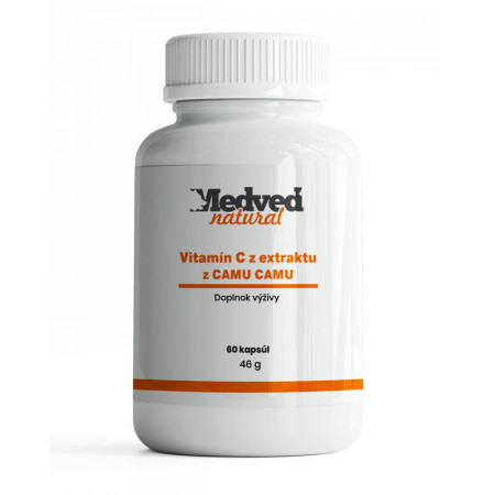 Vitamín C z extraktu z CAMU CAMU 60 kapsúl Medved natural